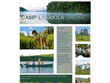 Tablet Screenshot of camplanakila.com